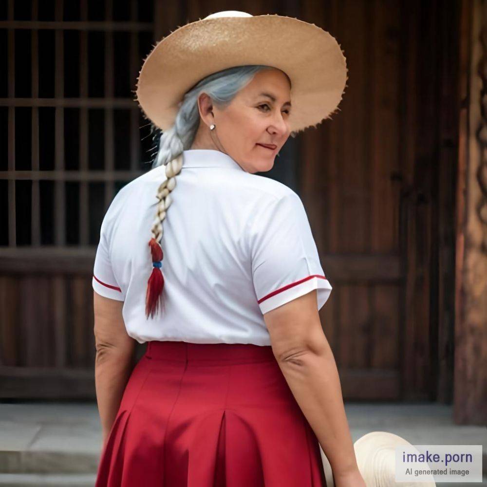 Bolivian granny, 80 years old, alone, fat, wrinkled all over her... - #main