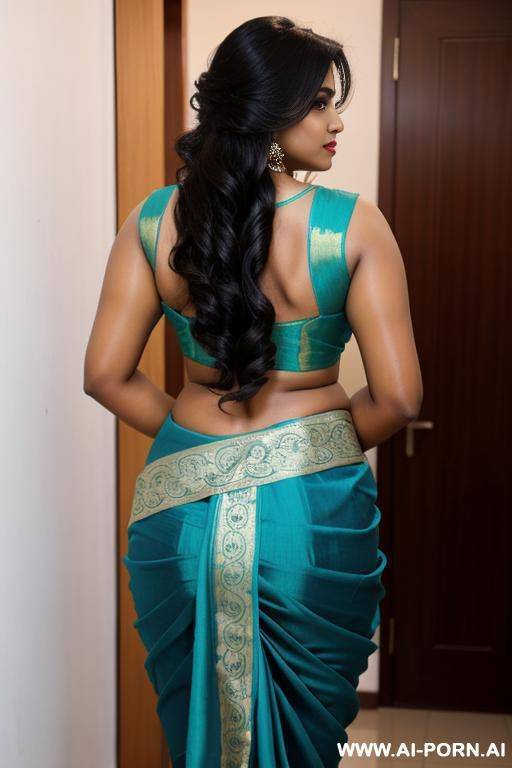 indian woman, wearing saree, big ass, big boobs - #main