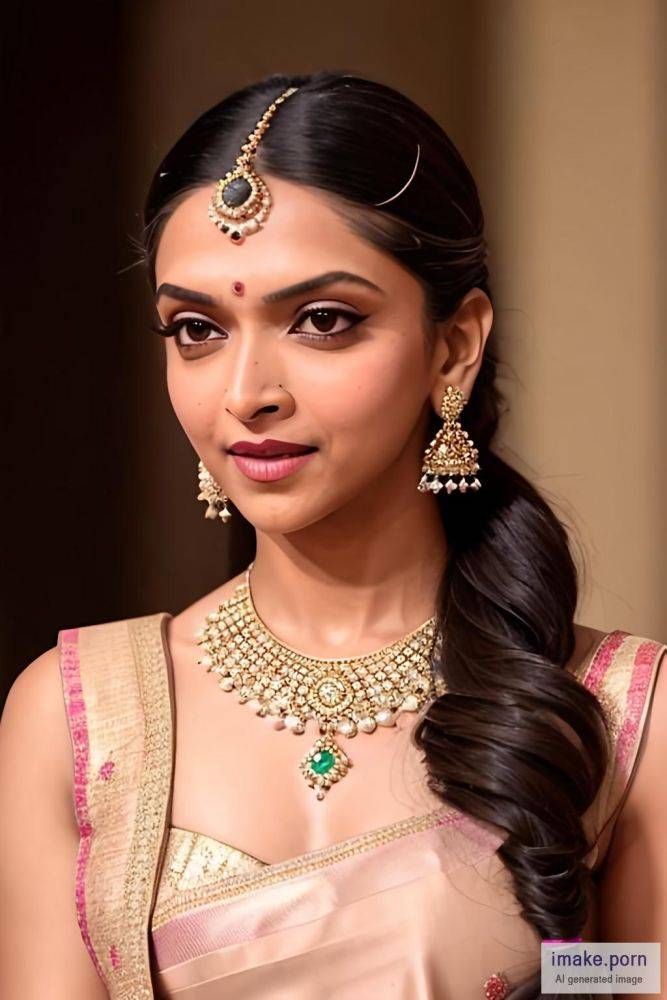 indian girl Deepika Padukone in pony tail hair style pony tail... - #main