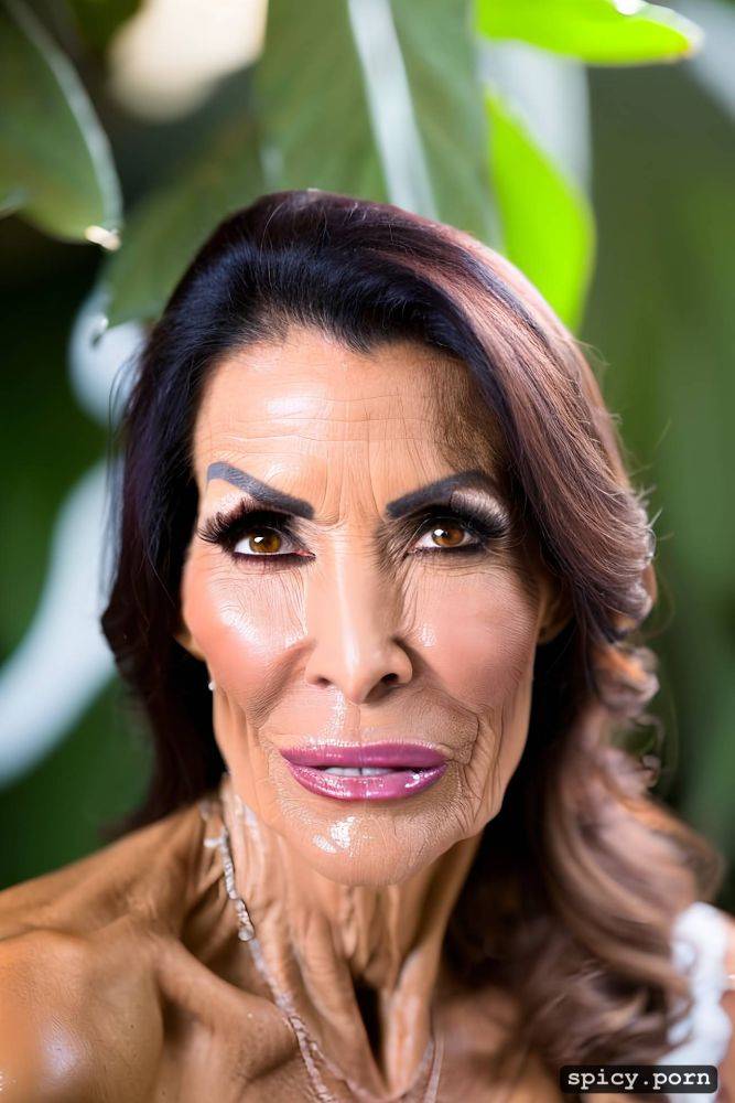 jasmine jae face mature wrinkled 50 year old arab woman with sunken cheeks - #main