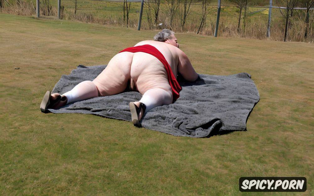 ninety, gray wool socks, flashing tits, ssbbw ninety, grandmother s dressing gown open at the front - #main