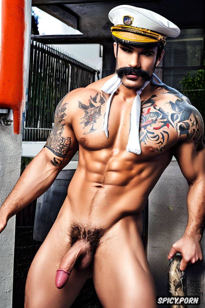 blue eyes, filthy, gangbang, handsome male, lean gay, uniform - #main