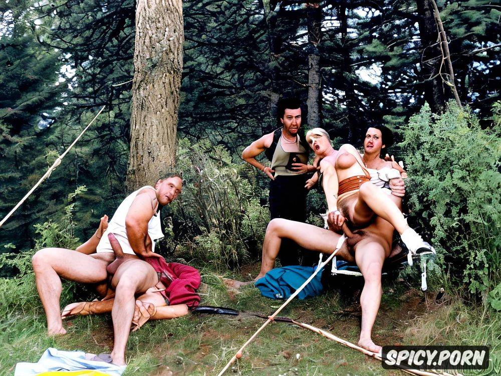 real natural colors expressive characters relief image high quality a sly forester man with thick dick keeps to fucked her again all day in all positions in all holes like on a whore on a - #main