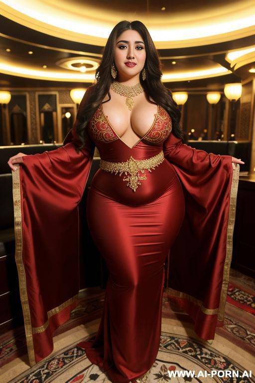 pretty face chubby naked big ass wide hips full body view oiled - #main