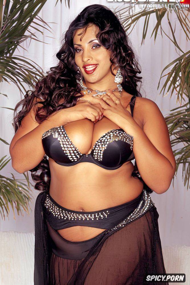 half view, half view, color photo, beautiful perfect face, gorgeous indian belly dancer - #main