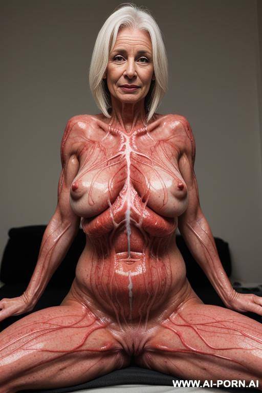 lots of seperated streaky lumpy raised micro arteries and veins under the skin all over the body - #main