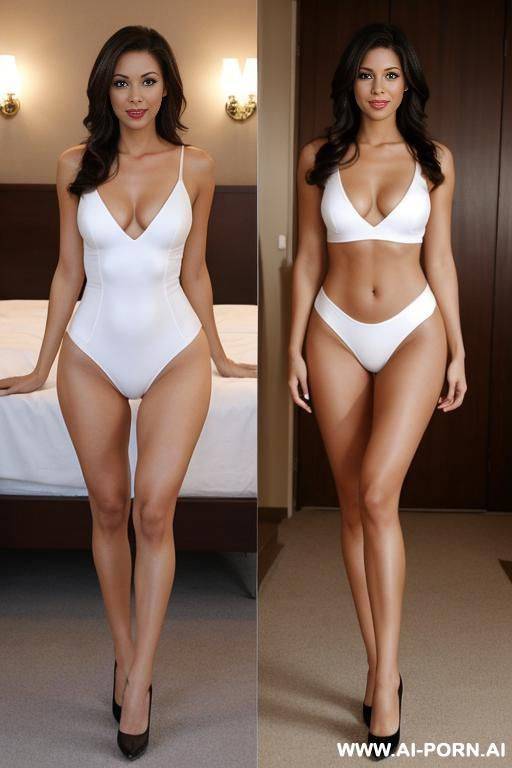legs three times as long as her body - #main