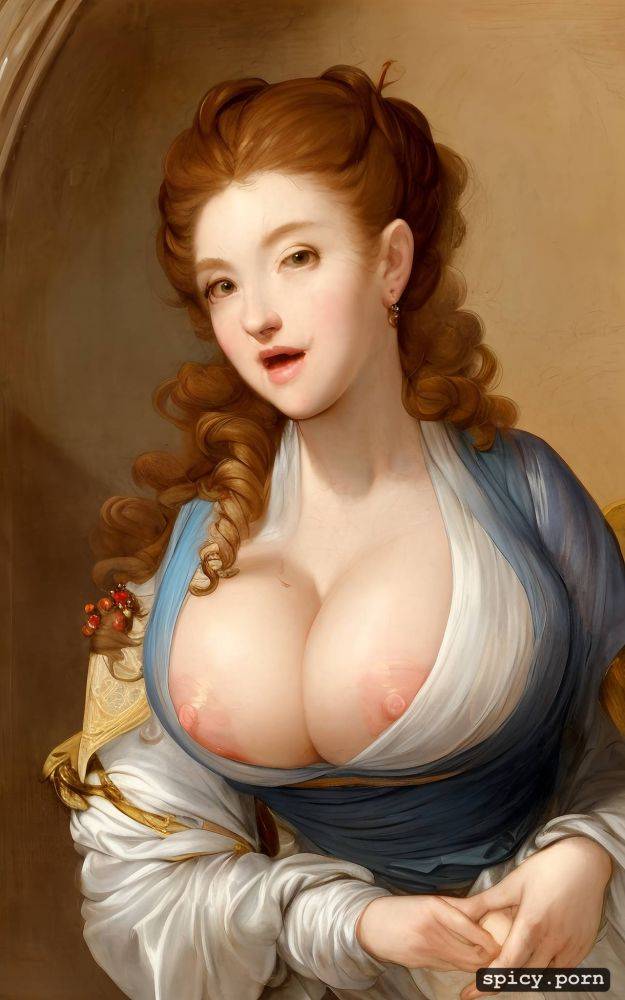massive boobs, highres, pink curly hair, skinny body, ultra detailed - #main