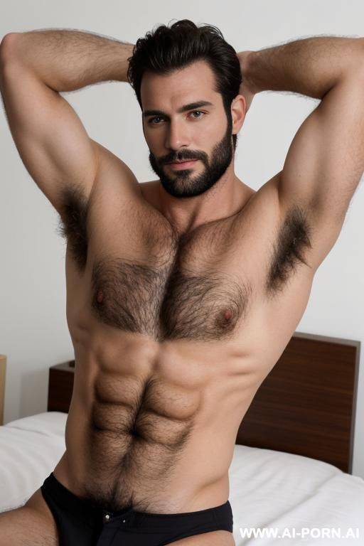 man with hairy and armpits - #main