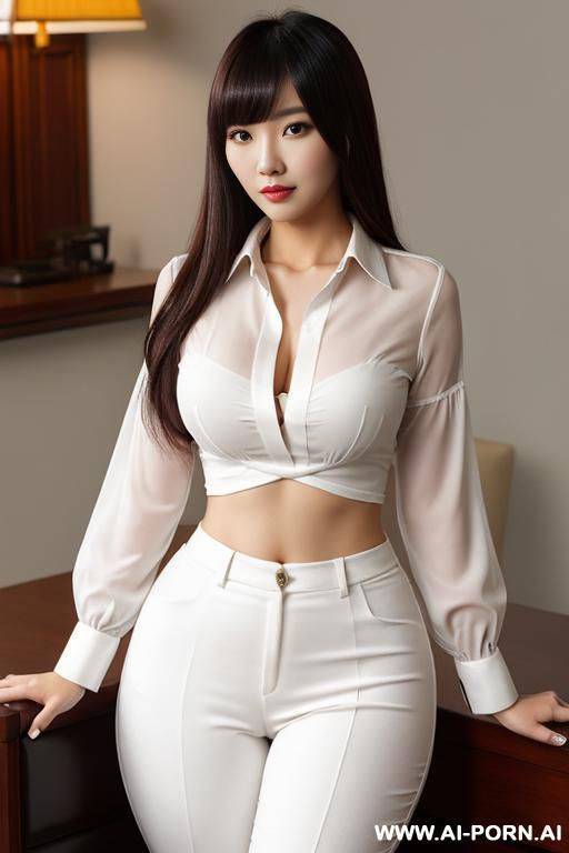 wide hips, blouse, pants - #main