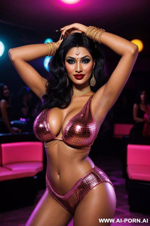 horny black indian wife red lipstick party makeup - #main