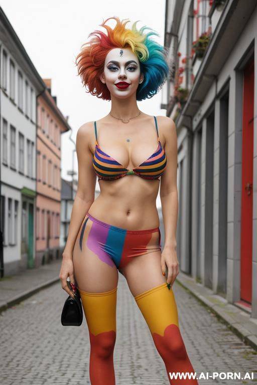 clown, colourfull - #main
