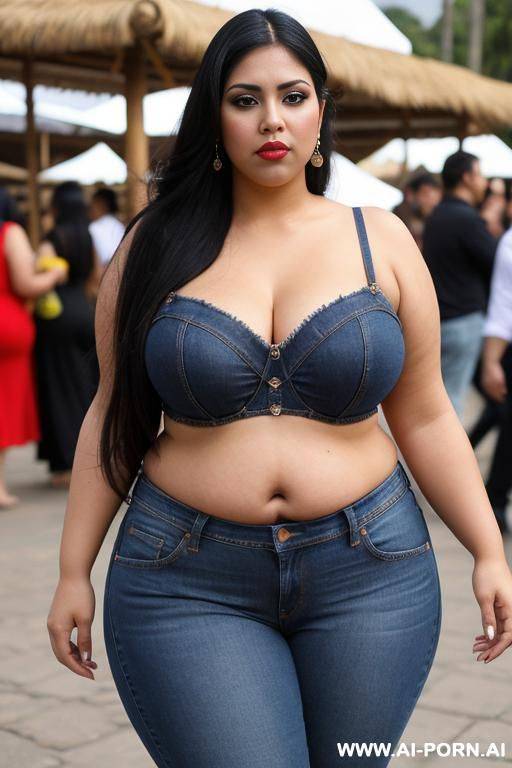 gorgeous mexican, chola style, pear shaped, , long hair - #main