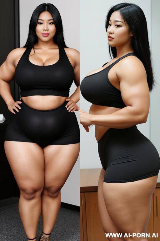 媚黑人妻, massive huge fat big obese bulked up thighs - #main