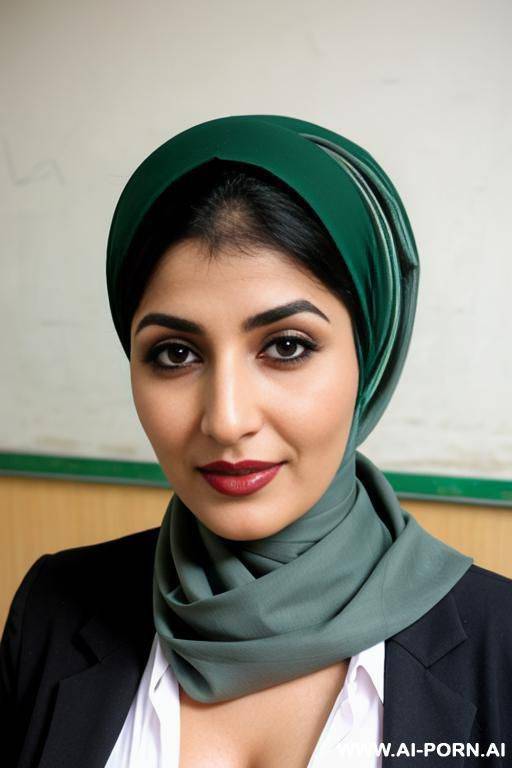 pakistani teacher with headscarf - #main
