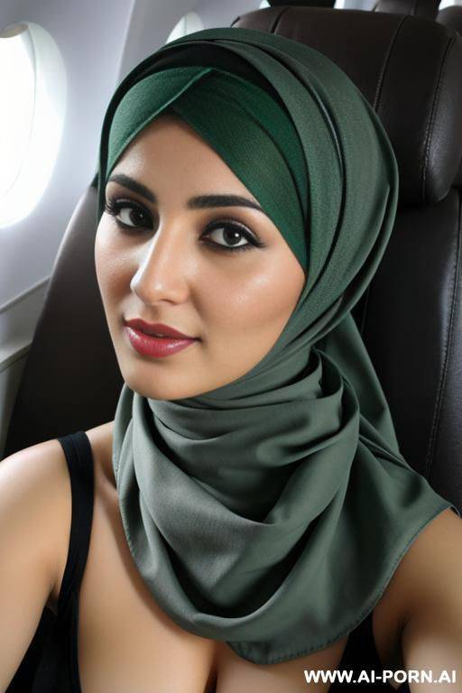 pakistani flight atdant with headscarf - #main