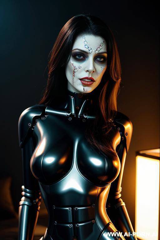 robot zombie woman - #main