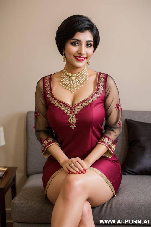 pakistani, alluring thighs, bashful smile - #main