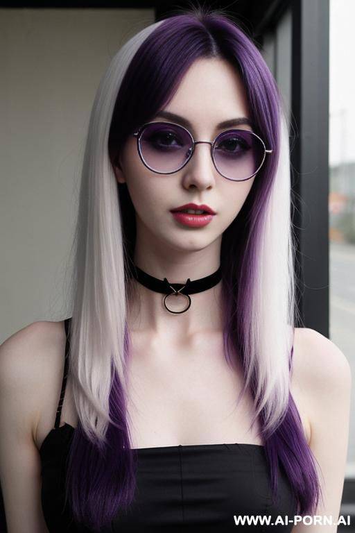 (choker) (emo) (long hair) (pale skin) - #main