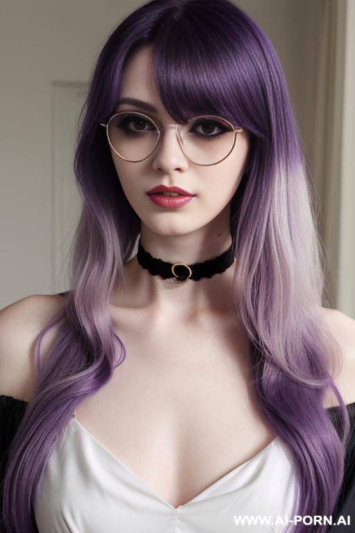 (choker) (emo) (long hair) (pale skin) - #main