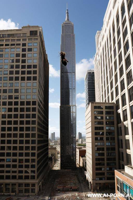 massive growing giantess smashing through a building - #main