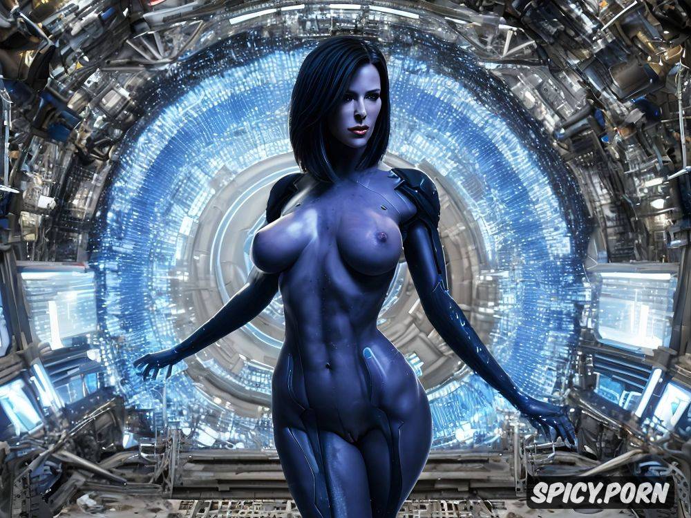 digital blue, pussy deep fucked by cybernetic thick tentacle dick - #main