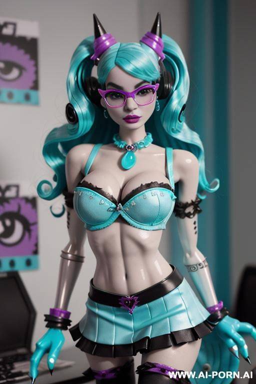 looks naughty and lifting up her shirt and shows her nice big bra and slowly opens up her bra. - #main