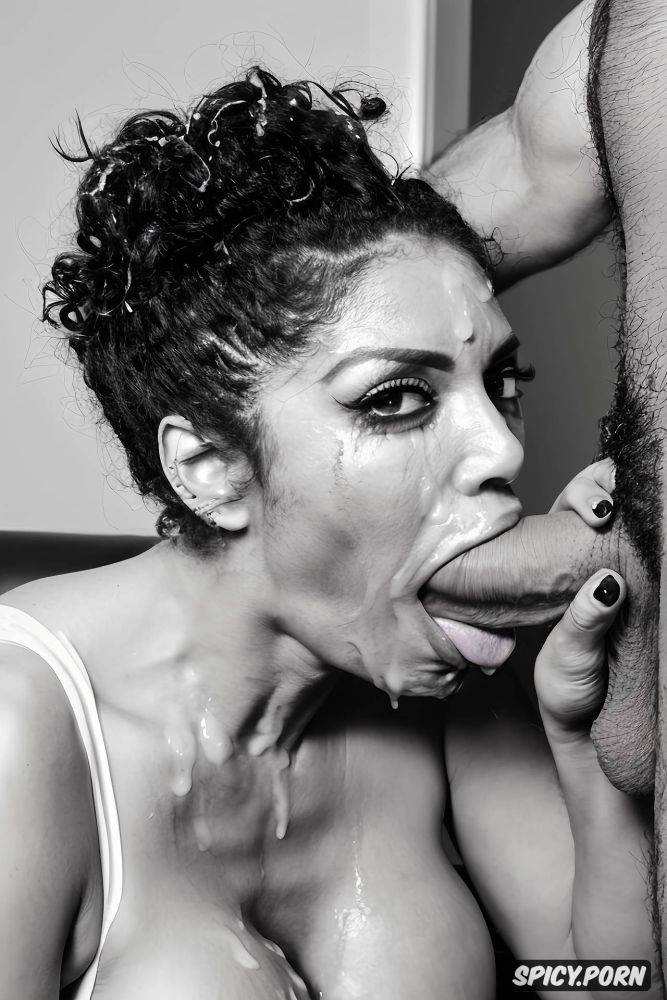model face, huge dick1 4, wide open eyes, very messy face, latina - #main