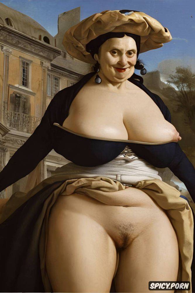 giant and perfectly round areolas very big fat tits, victorian style - #main