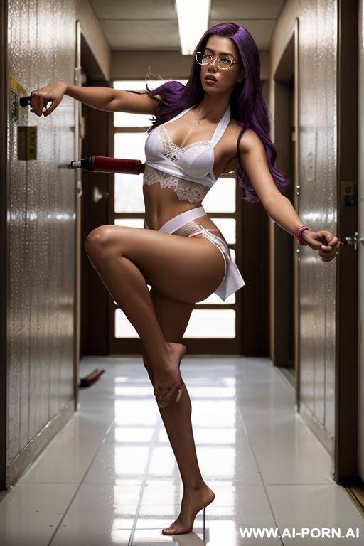 _gorgeous, very beautiful, photorealistic, (steampunk), (topless), (open large boobs, show nipples), riding crop, pillory - #main