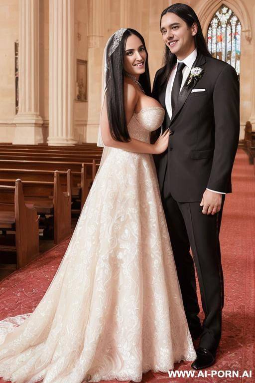 ((((douglas and regina)))) ((((couple portrait)))) ((((high quality picture)))) ((a woman with long straight black hair)) ((my faithful dream girlfriend)), ((((gigantic cleavage)))), ((elis and javier woman)) - #main