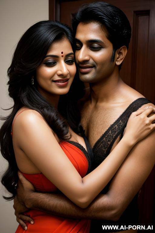 indian couple hugging each other - #main