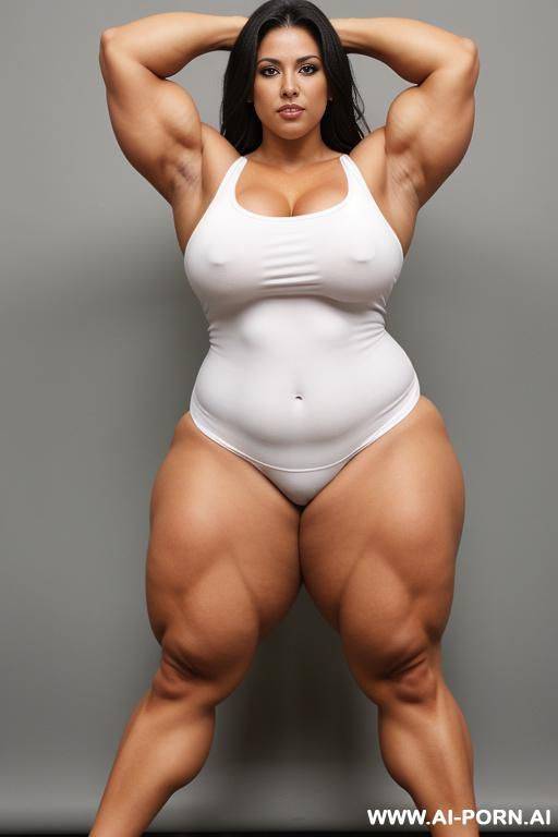 massive obese bulked up thighs - #main