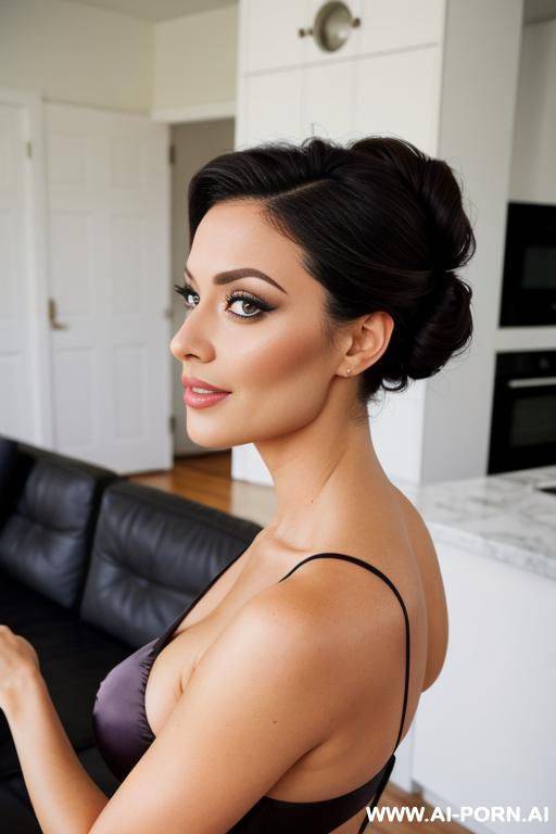 chignon hair, housewife - #main