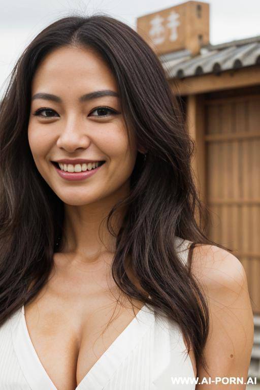 highly expressive. tanned japanese. long, wavy, gradient-brunette hair. close-up in decent clothes. she is natural. real-life sei-ra sodes-hiro! it seems as if she draws me closer.in new-zeland. at the mountain-top. - #main