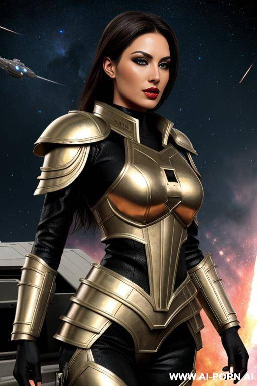 galactic military officer, galactic military officer ornate battle armor - #main