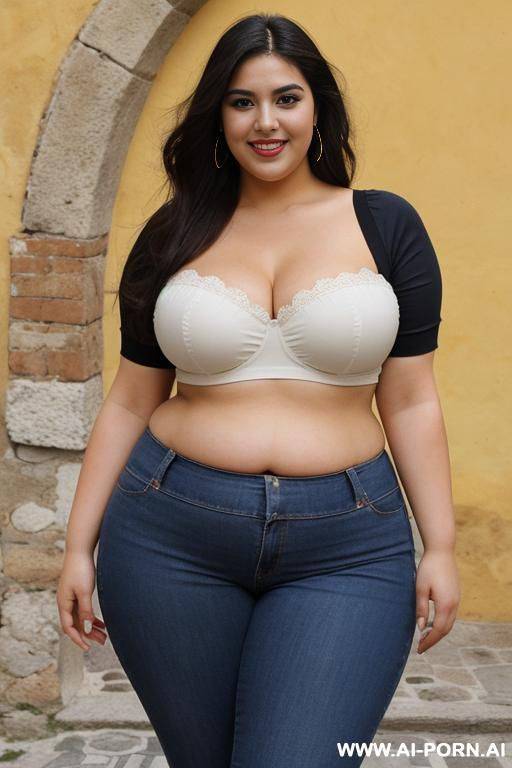 supermodel, mexican, beautiful face, wide hips, pear shaped, extra plump, bbw - #main