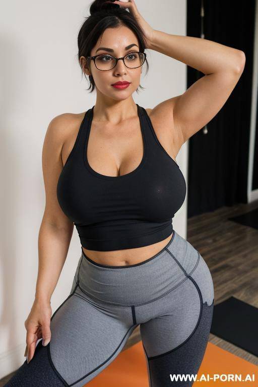chubby, emo goth, big natural tits, 30, glasses, short hair, playing with nipples, gigantic heavy saggy boobs - #main