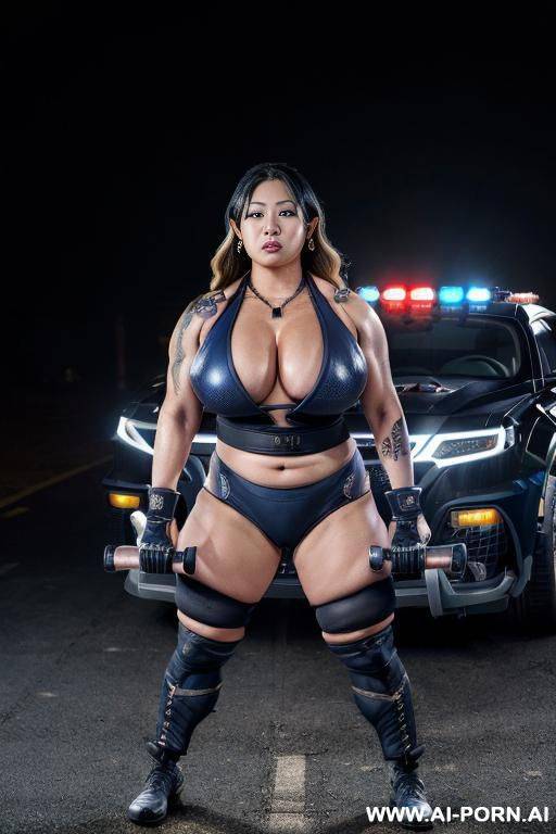 ((high quality)) ((depth of field)) ((beautiful face)) ((natural plump breasts)) ((necklace)) ((dirty blonde)) ((slutty smirk)), ((wide hips)), ((makeup)), ((earring)), ((pov)), ((body pretty)), (topless)), ((eye contact)), ((full body)) - #main
