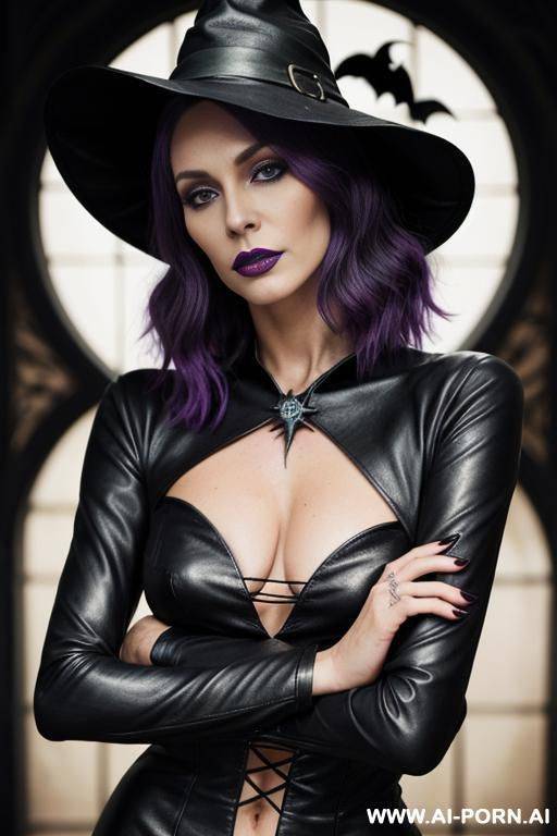 ((full body seen)) fully naked witch woman - #main