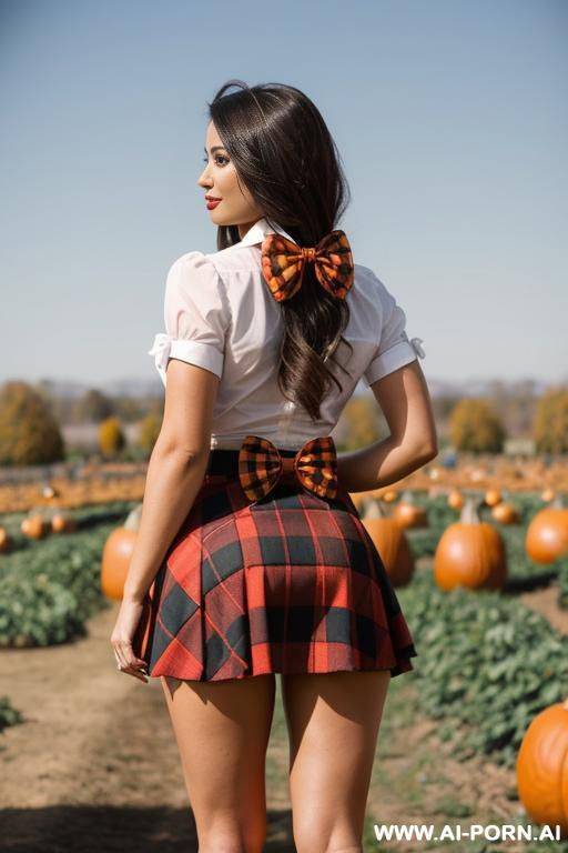(pumpkin patch) (bow tie) (plaid) - #main