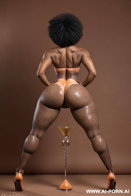 (afro american hot tall milf) (naked) ((hot abs) (full body shot) (high heels) (hot peach ass) (hourglass figure) - #main