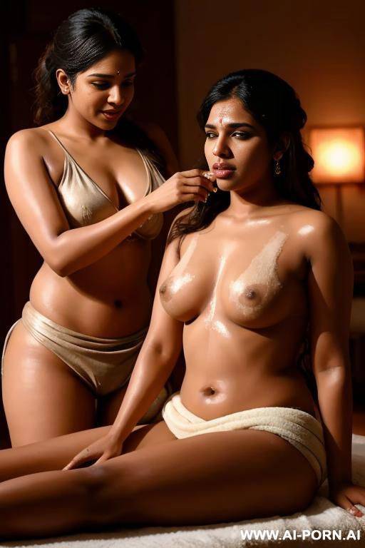 sumona chakravarti giving naked nuru massage to bhumi pednekar - #main