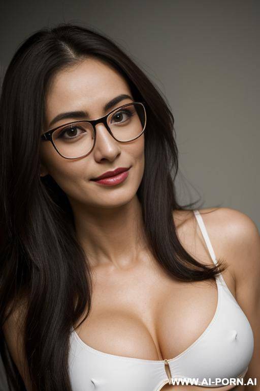 in glasses. long hair - #main