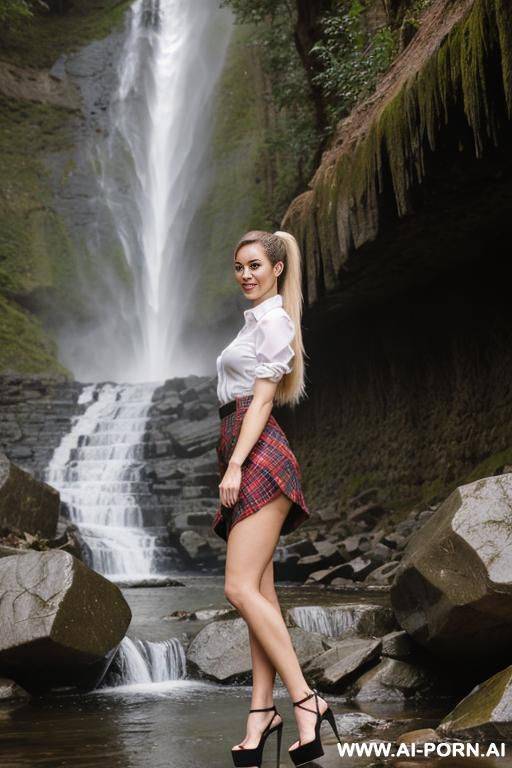 (plaid) (hiking) (waterfall) - #main