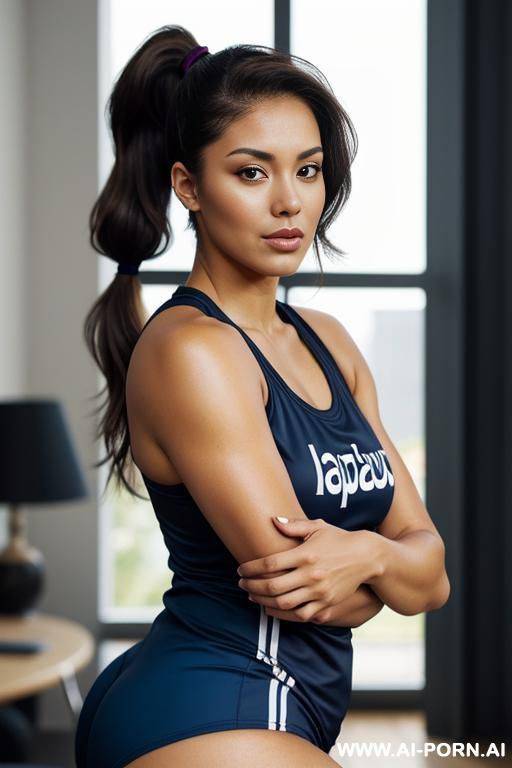 in-shape, thick thighs, natural ass, big tits latina vollyball player - #main
