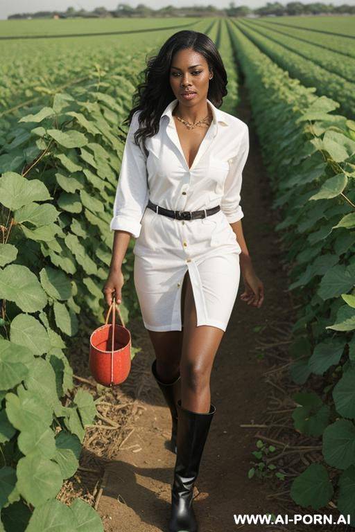 black women cotton field remove clog, - #main