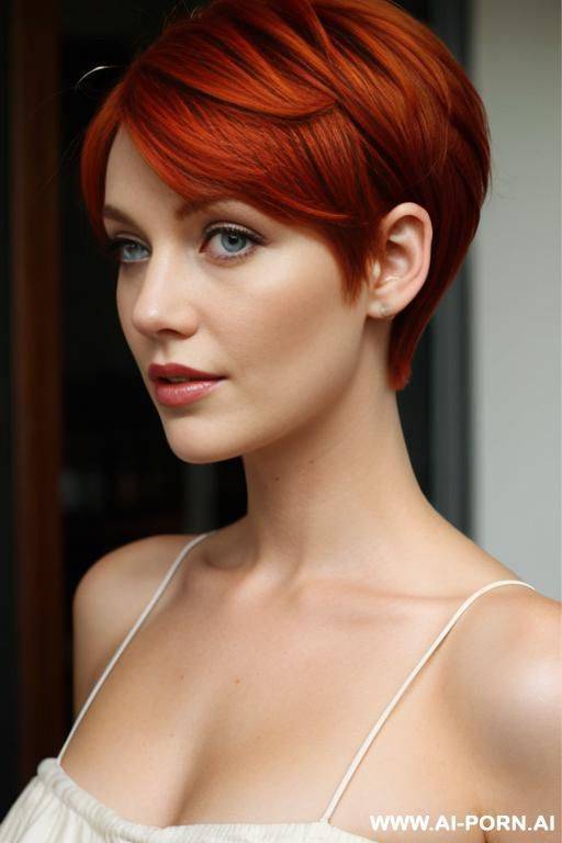 redhead short hair woman s - #main