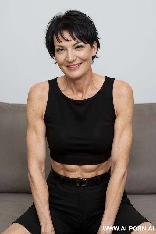 short black hair - #main