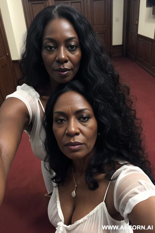(((keep face))), (((black ethnicity))), ((((extremely dark skin)))), grandmom, mature cougar, gilf, old skin, show hairy pussy, dense black pussy hair, totally naked, grandmom, show naked pussy, show - #main